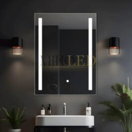 Miroir salle de bain tactile « GLISSE »