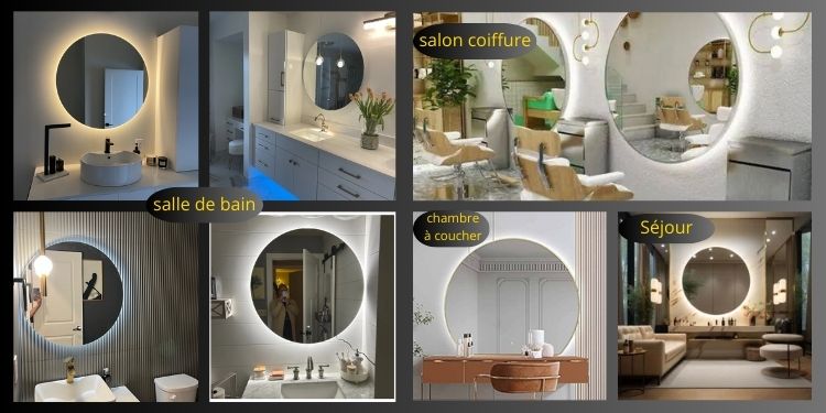 Miroir led salle de bain