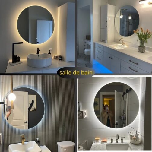 Miroir led salle de bain