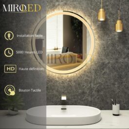 Miroir led salle de bain « SABLAIR »