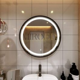 Miroir rond métal haut de gamme « ORBIX »