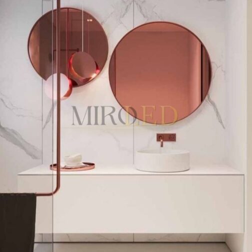 Miroir rose gold