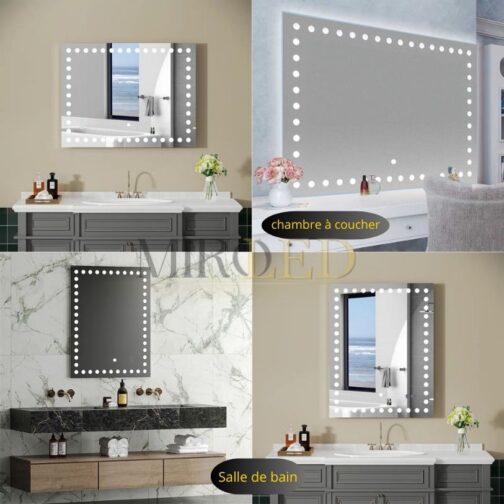 Miroir maquillage lumineux