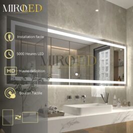 Grand miroir rectangulaire « GLANCE »