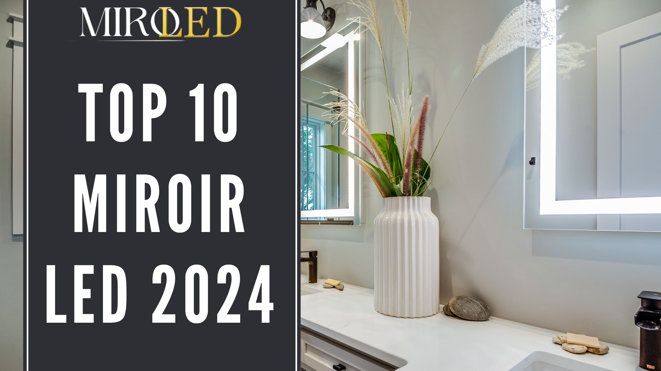 Lire la suite à propos de l’article Miroir led : Top 10 des meilleurs miroirs salle                          de bain en 2024