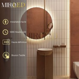 Miroir rose gold « ROZANE »