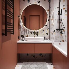 Miroir chic en rose gold « GLÂMOR »